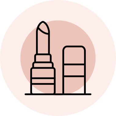 Güzellik kremi rengi simgesi, vektör illüstrasyonu