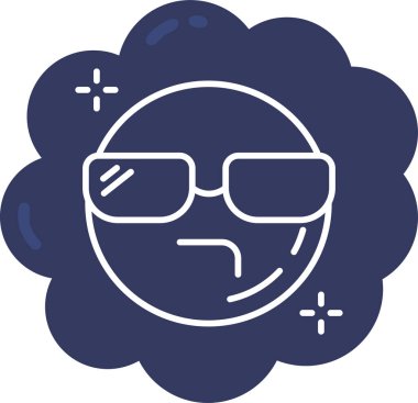 Bir insan simgesinin vektör illüstrasyonu