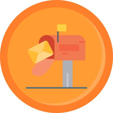 e-posta simgesi rozet biçiminde