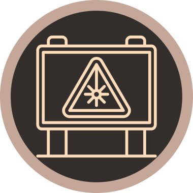 Bir araba simgesinin vektör illüstrasyonu