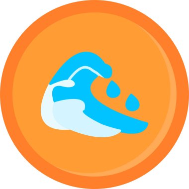 Vektör su damla simgesi