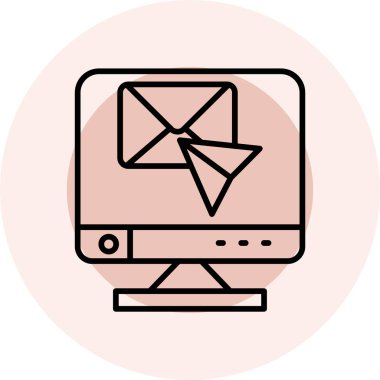 seo modern simgesinin vektör illüstrasyonu