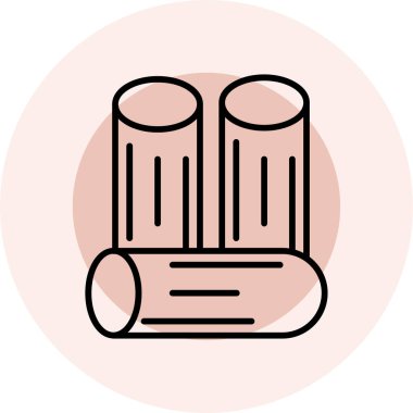 Eğitim ve okul simgesinin vektör illüstrasyonu