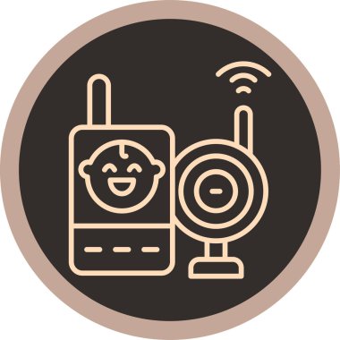 Modern simgenin vektör illüstrasyonu