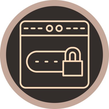 mutfak fırın simge vektör çizim