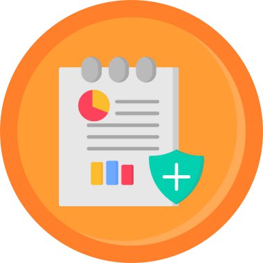 Belge. Web simgesi basit illüstrasyon