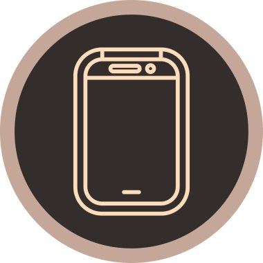 - Telefon. Web simgesi basit tasarım