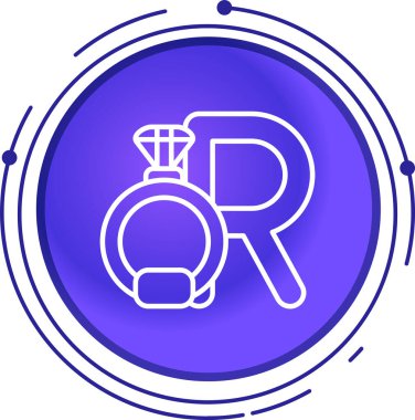 Beyaz arkaplanda dolar sembolü olan çizgi para. Bankacılık para birimi işareti. Para sembolü. Renkli taslak konsepti. vektör.