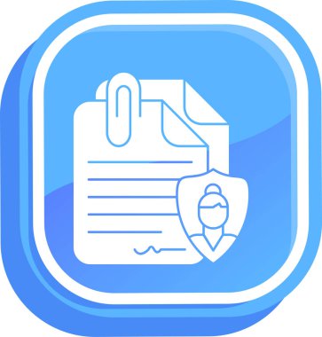 iş sözleşmesi belge simgesi