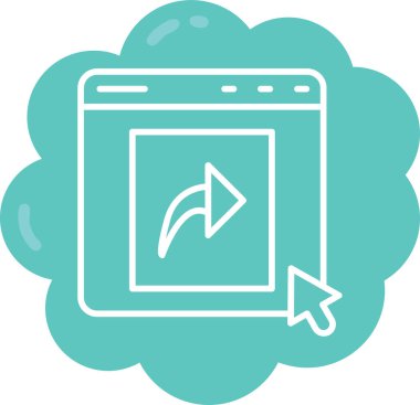 Vektör illüstrasyonu, simge ögesi arkaplanı