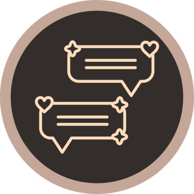 Aşk simgesinin vektör illüstrasyonu