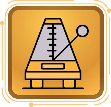 Benzersiz Mısır piramit vektör simgesi