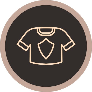 Modern ve tişört ikonu eksikliğinin vektör çizimi