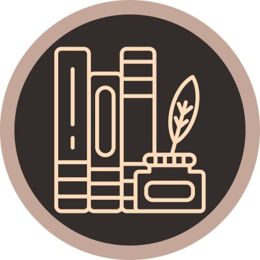 kitap simgesi vektör illüstrasyonu