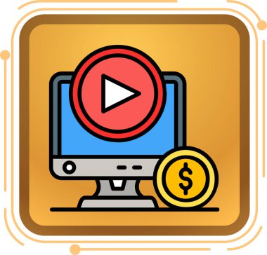 bilgisayar simgesi, vektör illüstrasyonu