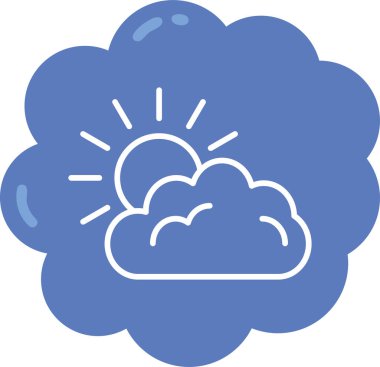 Bulut hesaplama. vektör illüstrasyonu