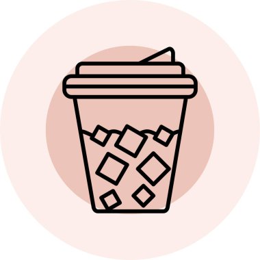 Vektör illüstrasyonu, simge ögesi arkaplanı