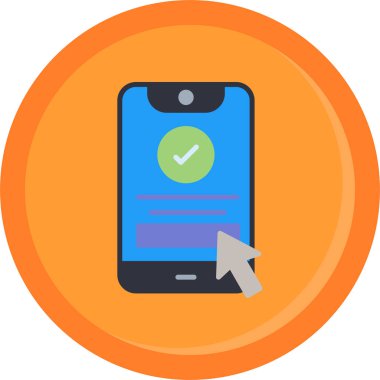 mobil simge vektör illüstrasyonu