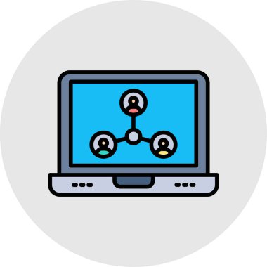 bilgisayar simgesi vektör illüstrasyonu