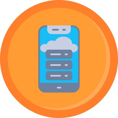 veri bulut veritabanı simgesi