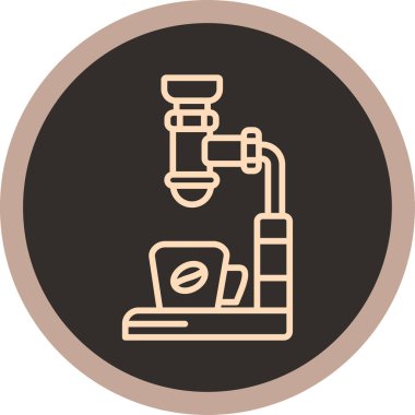 Bir kahve makinesinin vektör çizimi