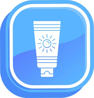 Güneş simgesinin vektör illüstrasyonu