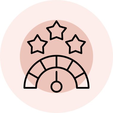 Modern bir simgenin vektör illüstrasyonu