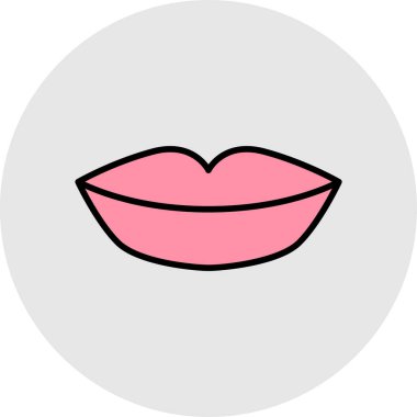 Dudakların vektör simgesi