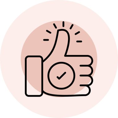 Beyaz arka plan üzerinde izole simgesi yukarı başparmak