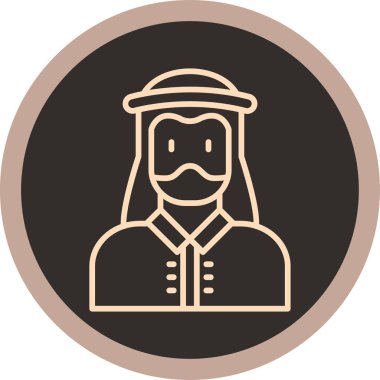 Bir adamın vektör illüstrasyonu