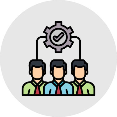 İş adamlarının vektör illüstrasyonu