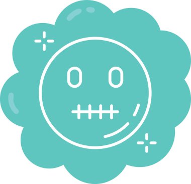 emoji. Web simgesi basit illüstrasyon