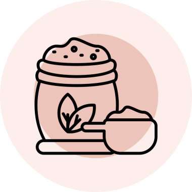 Bir fincan çayın sevimli çizgi film vektör çizimi