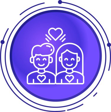 İnsan simgesinin vektör illüstrasyonu