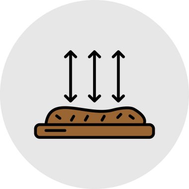 pastane simgesi, vektör illüstrasyonu