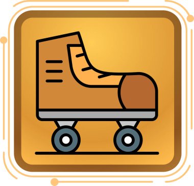 Bir tramvayın vektör simgesi