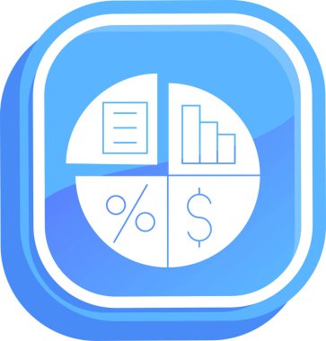 iş grafiği vektör simgesi