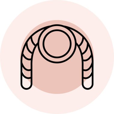 Sıcak giysi eksikliğinin vektör resimleme simgesi