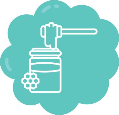 Tatlım simge vektör çizim