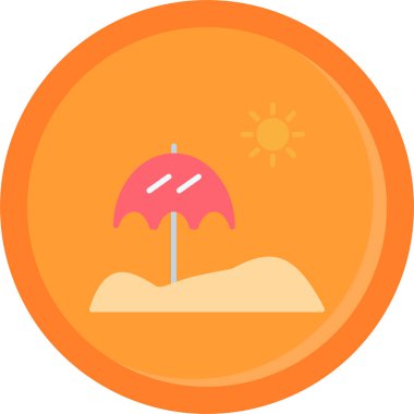 Kumsal. Web simgesi basit tasarım