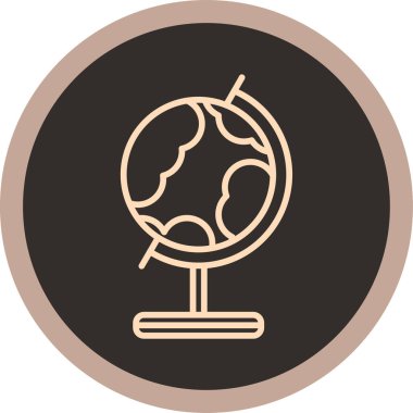 Modern simgenin vektör illüstrasyonu