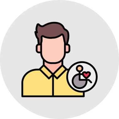 Kalp taşıyıcı illüstrasyonuyla kalbi tutan adam.