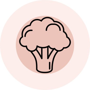 simge etiketi çember vektör çizimi