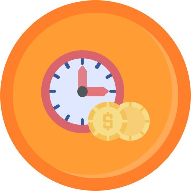 iş saati dolar simgesi