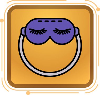 gözlük ikonu vektör illüstrasyonu