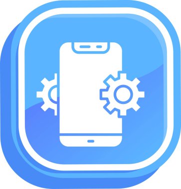 - Telefon. Web simgesi basit tasarım