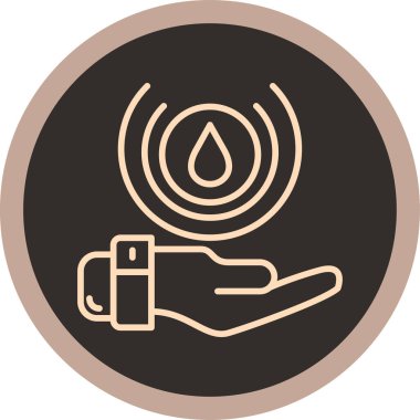 Bir simgenin vektör illüstrasyonu