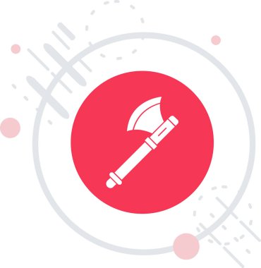 Web tasarımı için renk simgesi. İzole edilmiş beyaz stil. dinamik şekiller ve tarz. vektör illüstrasyonu