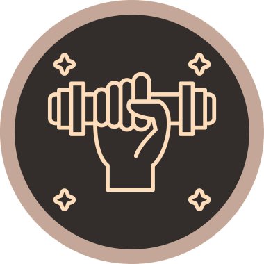 dambıl simgesi, vektör illüstrasyonu basit tasarım