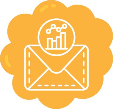 Pazarlama. Web simgesi basit illüstrasyon